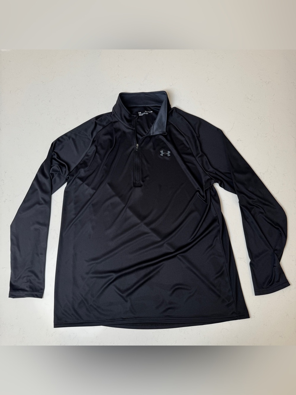 Under Armour Black 1/4 Zip Performance Top